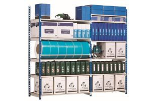 Étagère métallique kit suivant - 2m