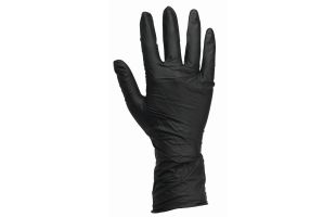 Gants en nitrile noir 30cm - 50 pièces