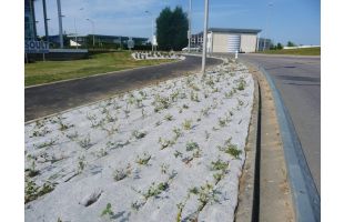 Toile de paillage Techmat 1000g/m² - Biodégradable - 25m